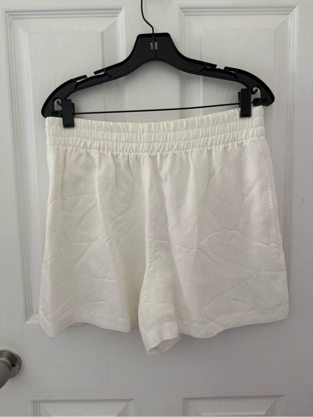Anine Bing White Kam Shorts NWT Size Large